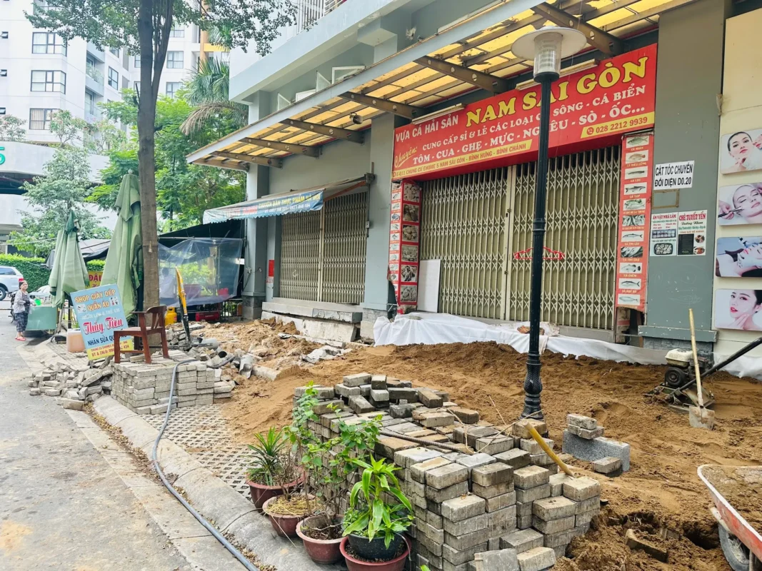 Công Ty Cổ Phần BĐS Nguyên Sơn Khắc Phục Sụt Lún Tại Dự Án EhomeS Nam Sài Gòn 1 ehome nam sai gon thuc hien khac phuc sut lun 03